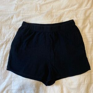 Universal Thread Black Cotton Shorts Size M